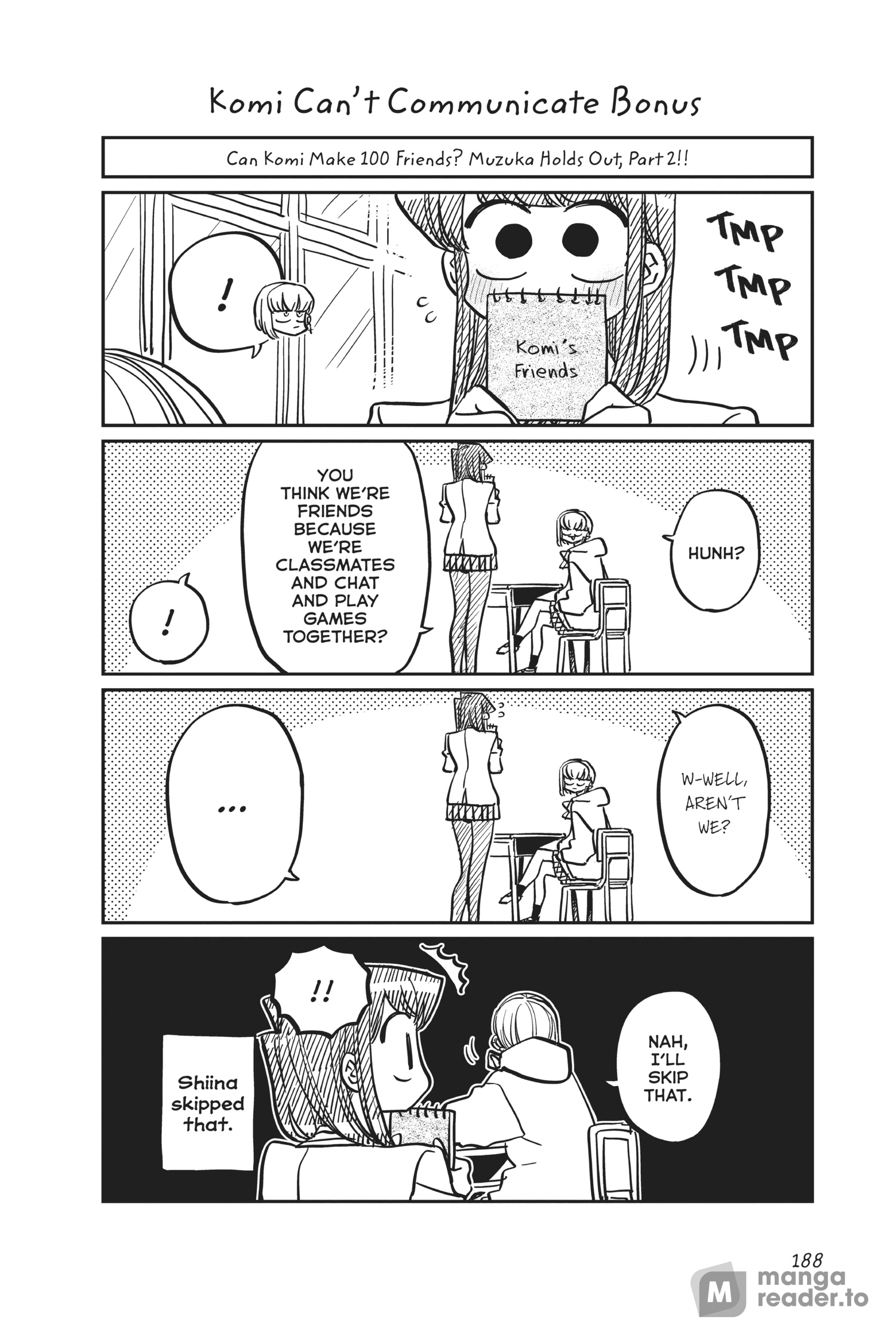 Komi Can’t Communicate, Chapter 363.5 image 1